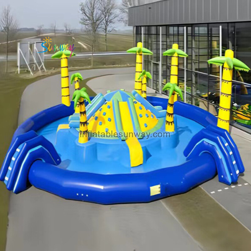 Inflatable water park